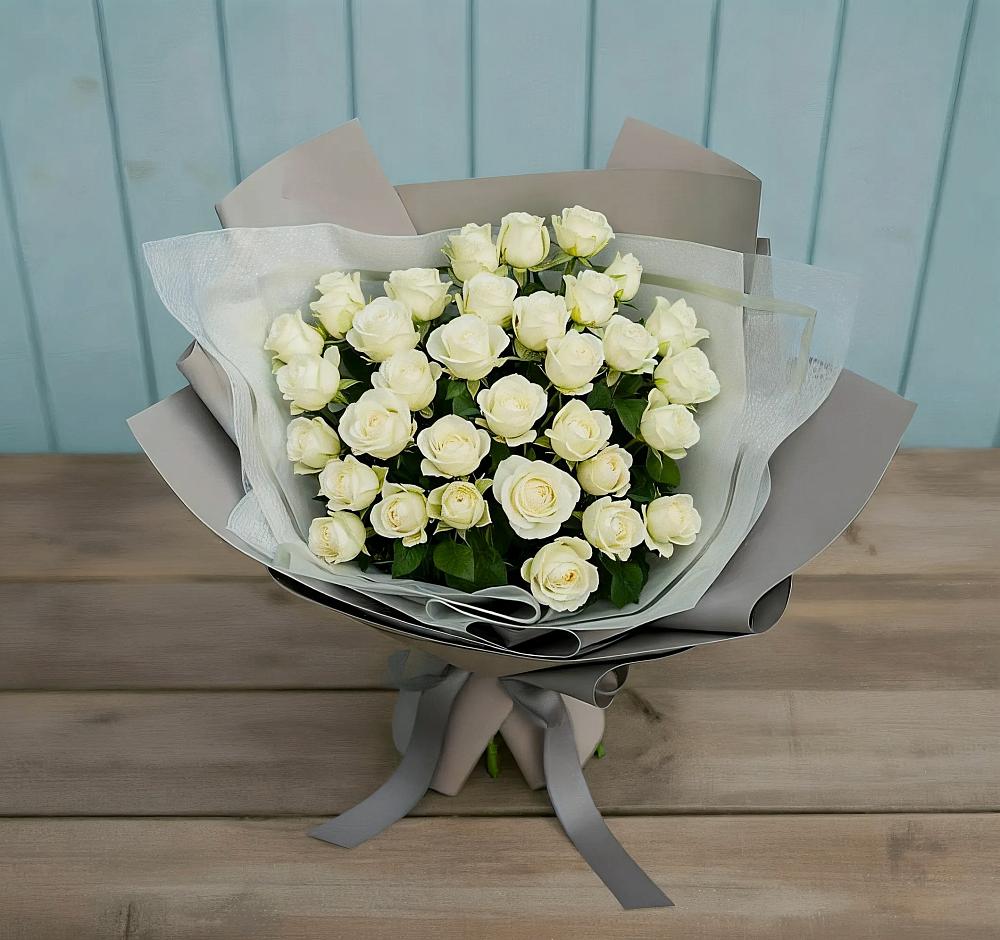 Букет Белоснежная нежность в Дзержинском