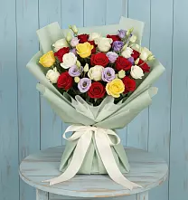 Букет цветов из:  Розы #REPLACE_PRED# Дзержинском