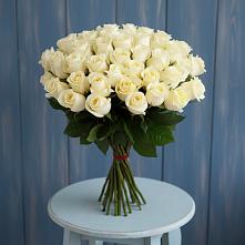 Букет 51 Белая роза Эдлесс Лав #REPLACE_PRED# Дзержинском