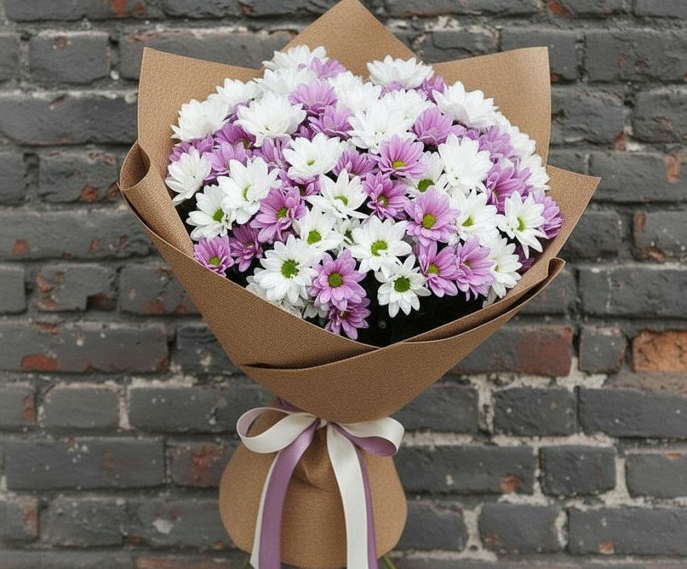 Букет цветов из: Хризантемы в Дзержинском