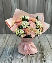 Букет цветов из:  Гвоздики, Розы и Хризантемы в Дзержинском