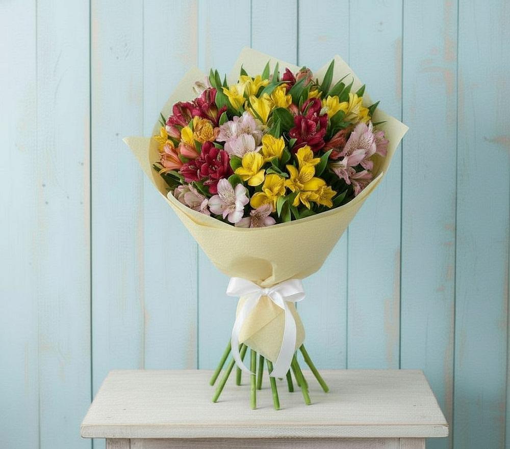 Букет цветов из: Альстромерии в Дзержинском