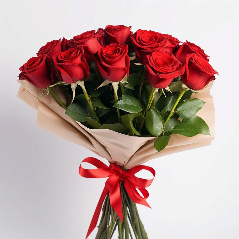 Букет 11 Красных роз Эдлесс Лав в Дзержинском