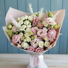 Букет цветов из:  Альстромерии и Розы в Дзержинском