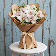 Букет цветов из:  Орхидеи и Розы в Дзержинском