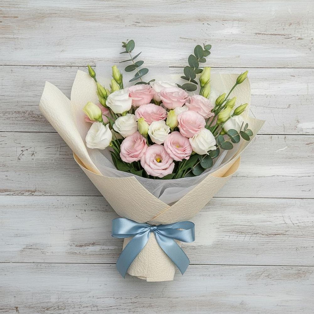 Букет цветов из: Лизиантусы в Дзержинском